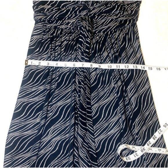 Women’s Express Black Silver Empire Waist Halter Top Cocktail Dress Size Small - Picture 9 of 10